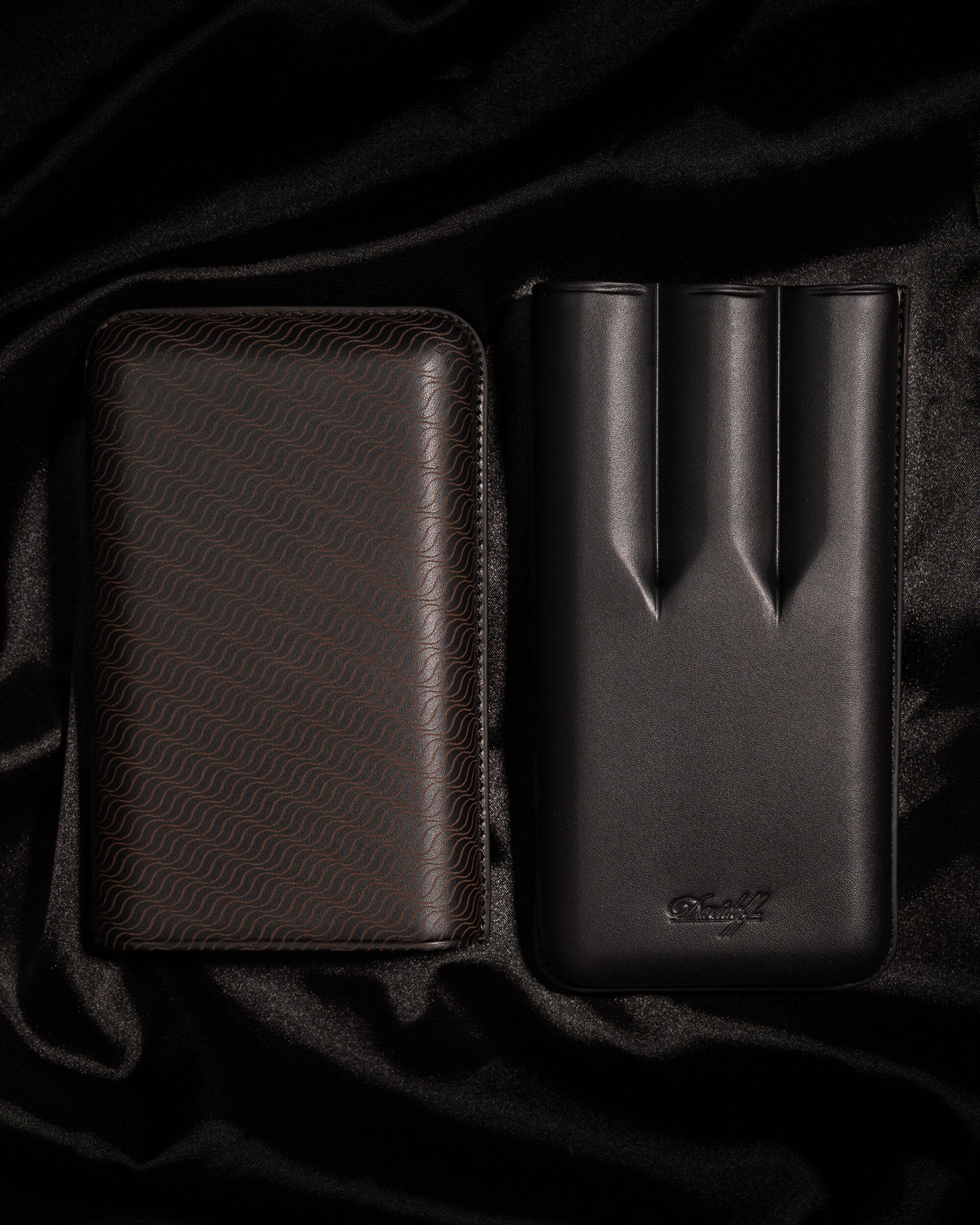 Davidoff Cigar Case Enjoyment (XL-3 / Black Leather)