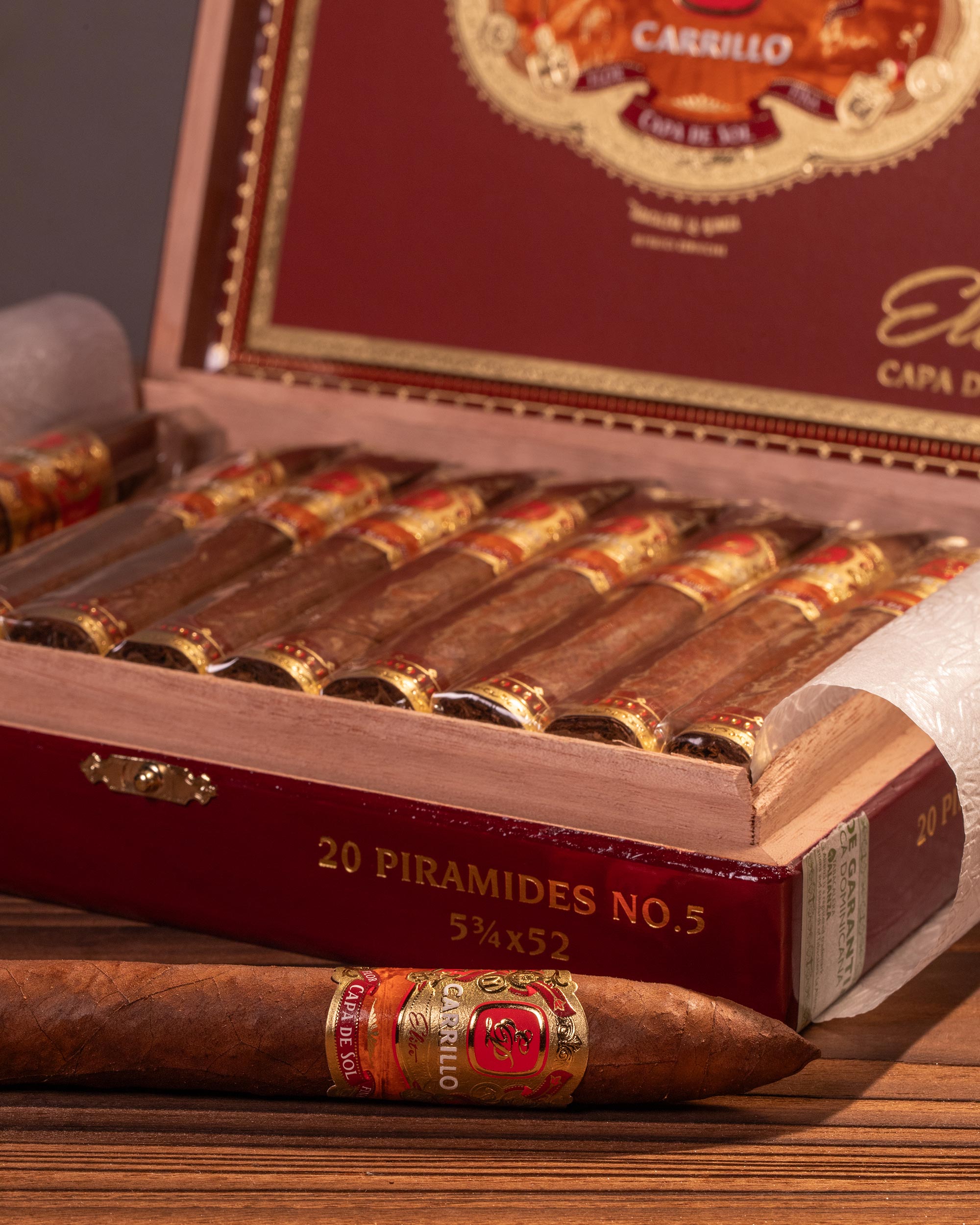 Cigars - E.P. Carrillo Capa De Sol Piramides No. 5