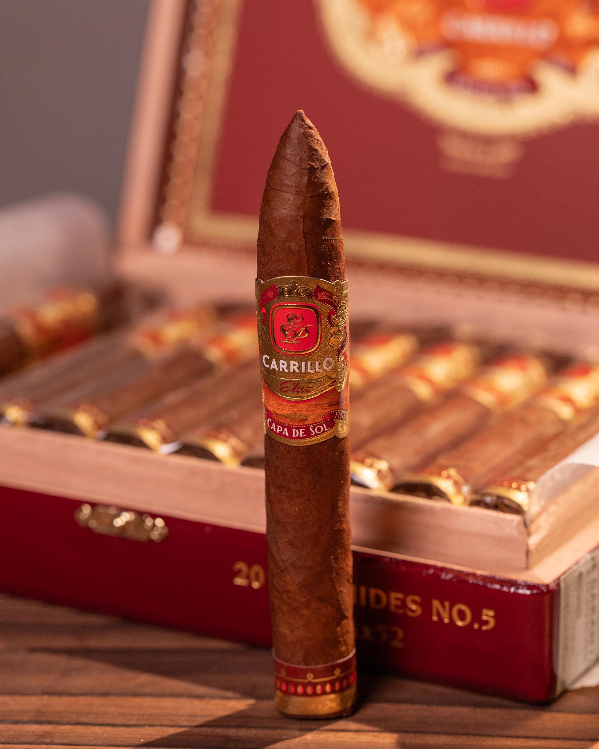 Cigars - E.P. Carrillo Capa De Sol Piramides No. 5