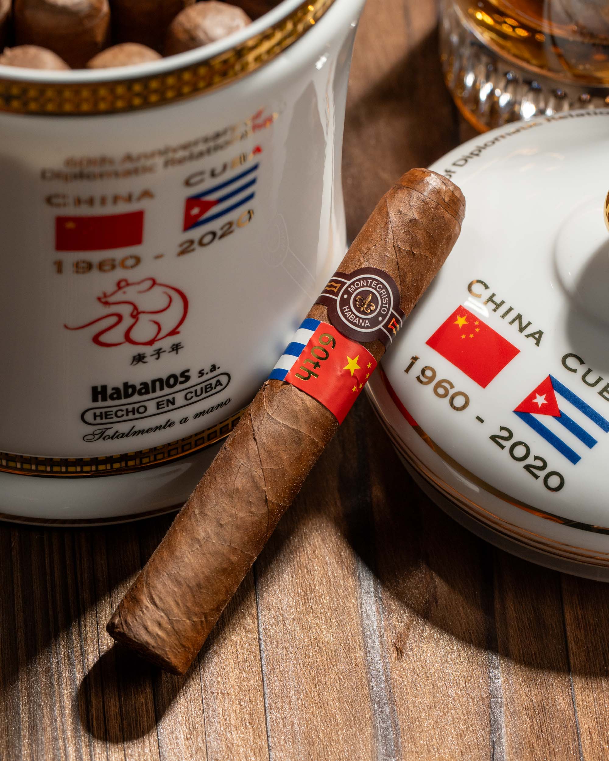 Montecristo Edmundo China & Cuba 60th Anniversary Jar - nextCIGAR