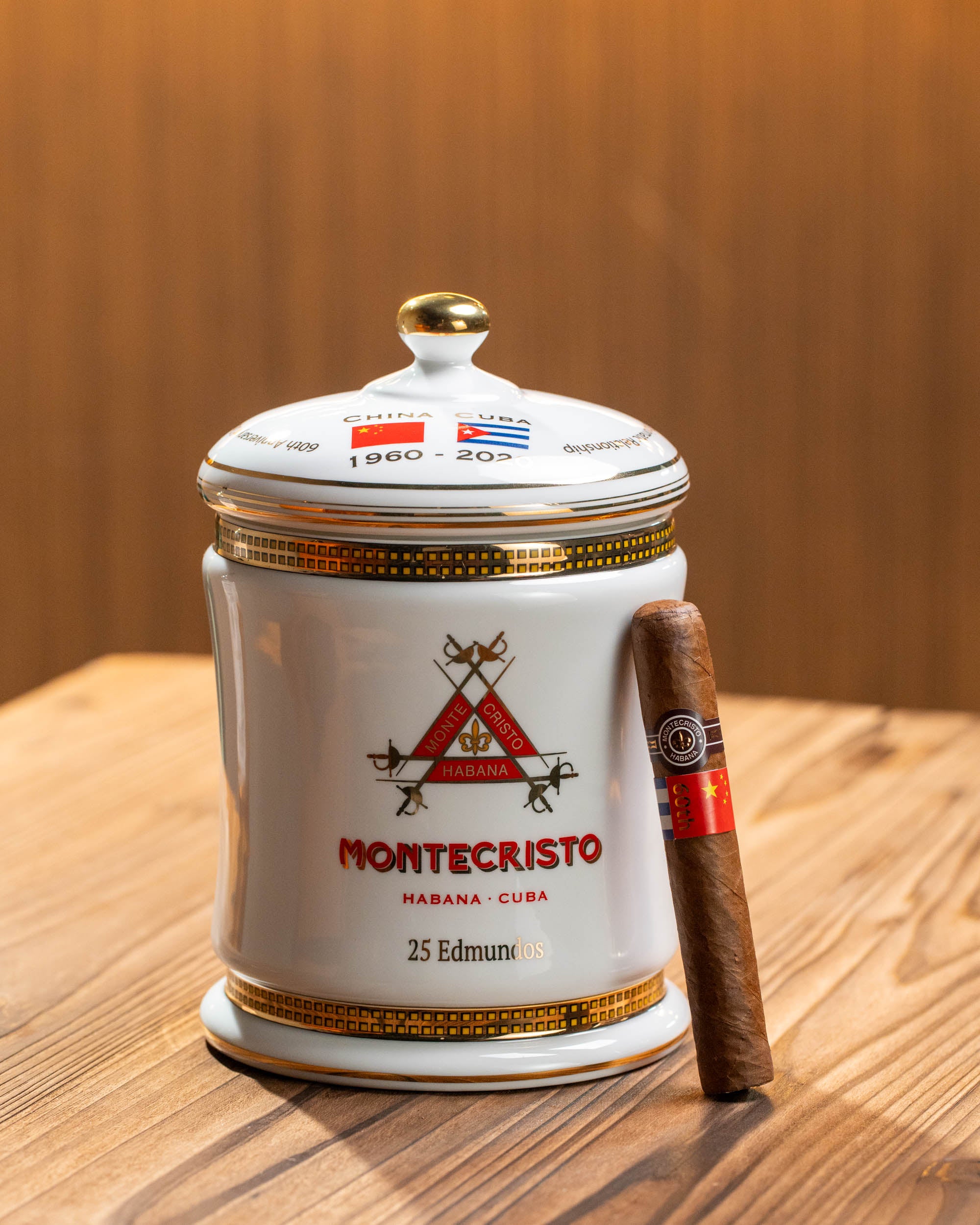 Montecristo Edmundo China & Cuba 60th Anniversary Jar - nextCIGAR