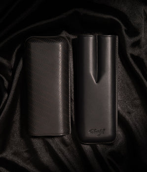 Davidoff Cigar Case Enjoyment (XL-2 / Black Leather)