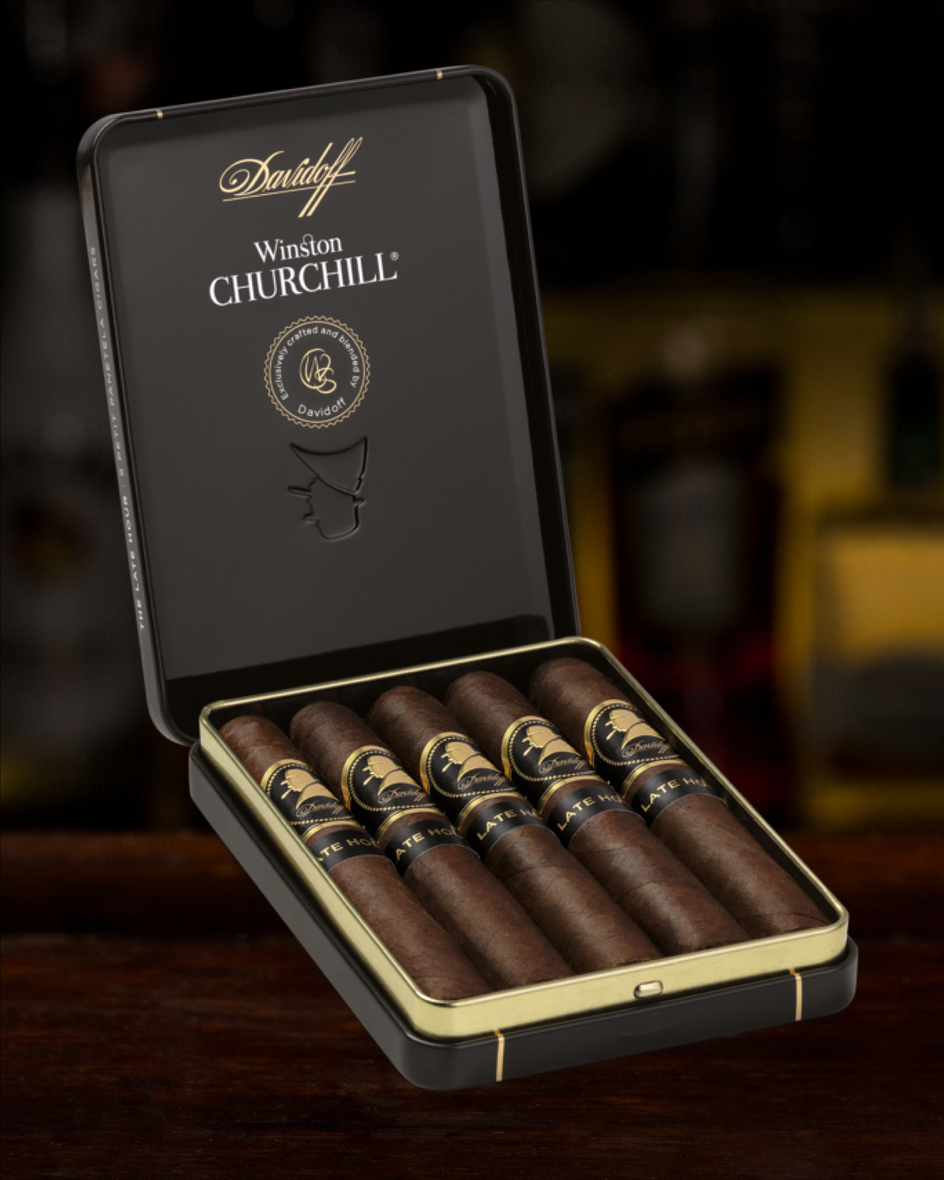 Davidoff Winston Churchill The Late Hour Petit Panetela (5 x 5 Cigars)