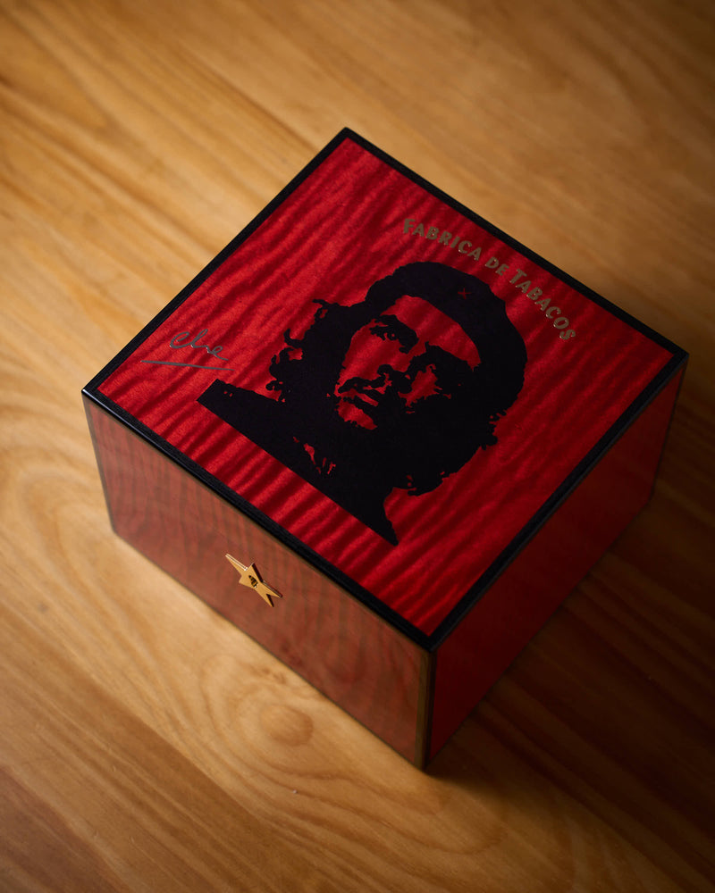 Elie Bleu "Che" 25 Robusto Red Humidor (25 Cigars) - nextCIGAR