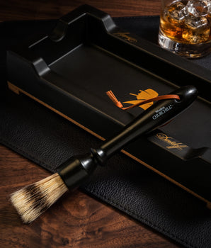 Davidoff Winston Churchill Ashtray + Brush Set