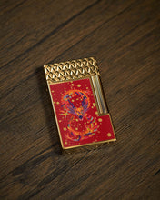 
                      
                        Load image into Gallery viewer, S.T. Dupont Dragon Ligne 2 Lighter - Burgundy and Gold
                      
                    