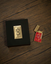 
                      
                        Load image into Gallery viewer, S.T. Dupont Dragon Ligne 2 Lighter - Burgundy and Gold
                      
                    