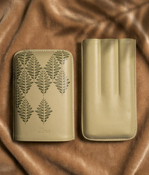 지노 Z-콜렉션 그린 ZM3 시가 케이스 (3구용)