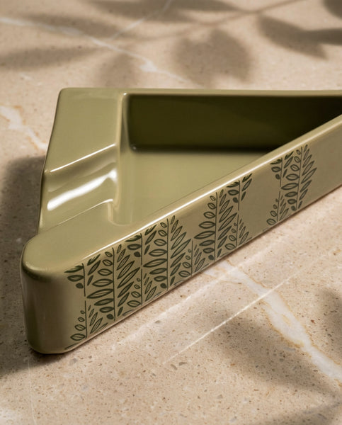 Zino Z-Collection Green Z1 Ashtray | Ceramic Cigar Ashtray | nextCIGAR