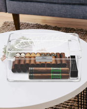 
                      
                        Load image into Gallery viewer, Zino Acrylic Humidor Tobacco Leaf (60 Cigars)
                      
                    