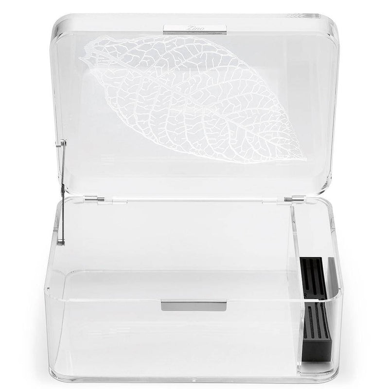 Zino Acrylic Humidor Tobacco Leaf (60 Cigars)