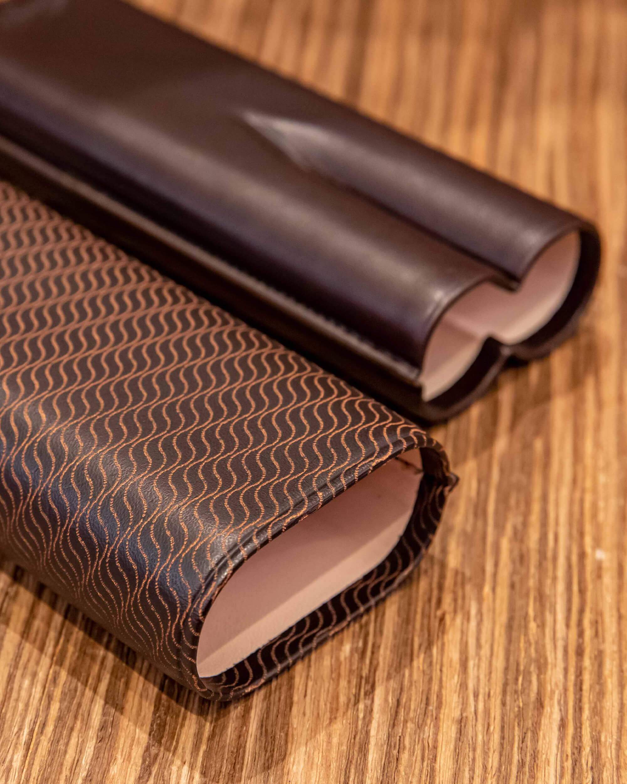 Davidoff Cigar Case XL-3 Leather Brown Curing