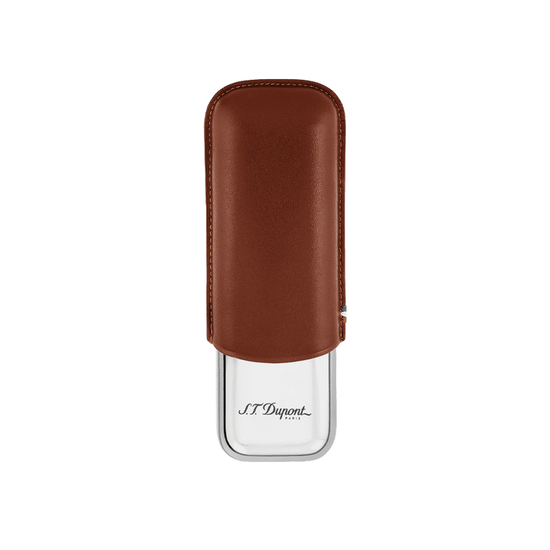 S.T. Dupont Metal Base Double Cigar Case