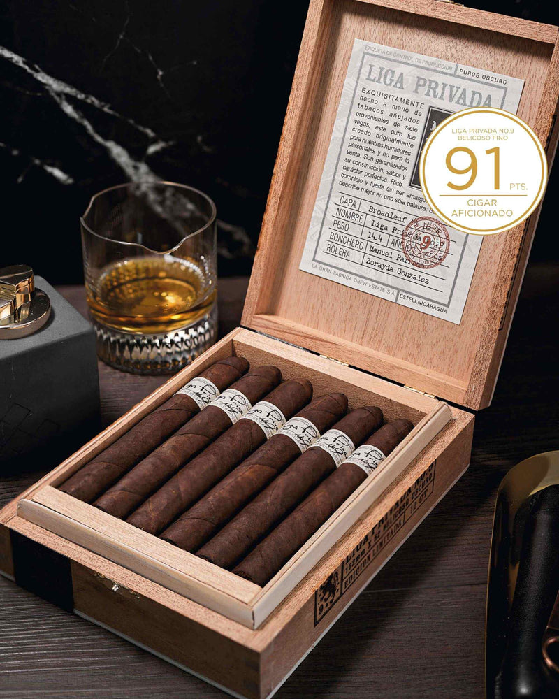 Drew Estate Liga Privada No. 9 Belicoso Fino