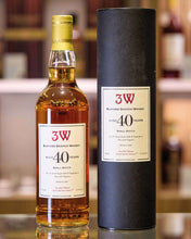 
                      
                        Load image into Gallery viewer, The 3W Company 40 Years Old Small Batch Private Label Blended Scotch Whisky
                      
                    