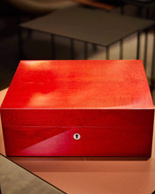 
                      
                        Load image into Gallery viewer, Elie Bleu &quot;Fruits&quot; Red Sycamore Humidor  (75 Cigars)
                      
                    
