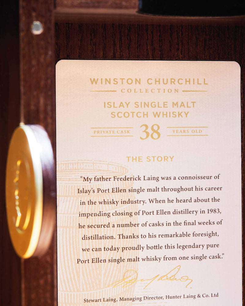 Winston Churchill Collection | Port Ellen 38 Years Old 1983 Single Malt Scotch Whisky (70cl, 52.8%)