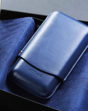 
                      
                        Load image into Gallery viewer, S.T. Dupont Triple Cigar Leather Case
                      
                    