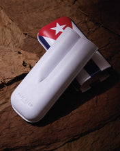 
                      
                        Load image into Gallery viewer, Elie Bleu Cuban Flag Leather Cigar Case
                      
                    