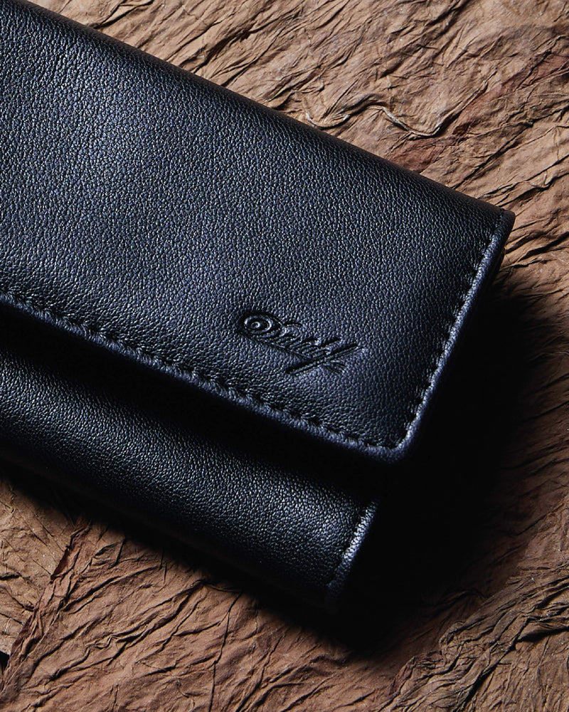 Davidoff TD 700 Black Leather Tobacco Pouch