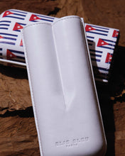 
                      
                        Load image into Gallery viewer, Elie Bleu Small Cuban Flag Leather Cigar Case
                      
                    