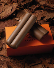 
                      
                        Load image into Gallery viewer, Fallon AURA Truffle Buffalo Cigar Case (2 Cigars)
                      
                    